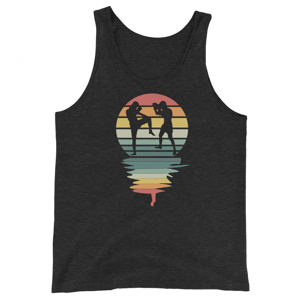 Muay Thai Sunset tank top