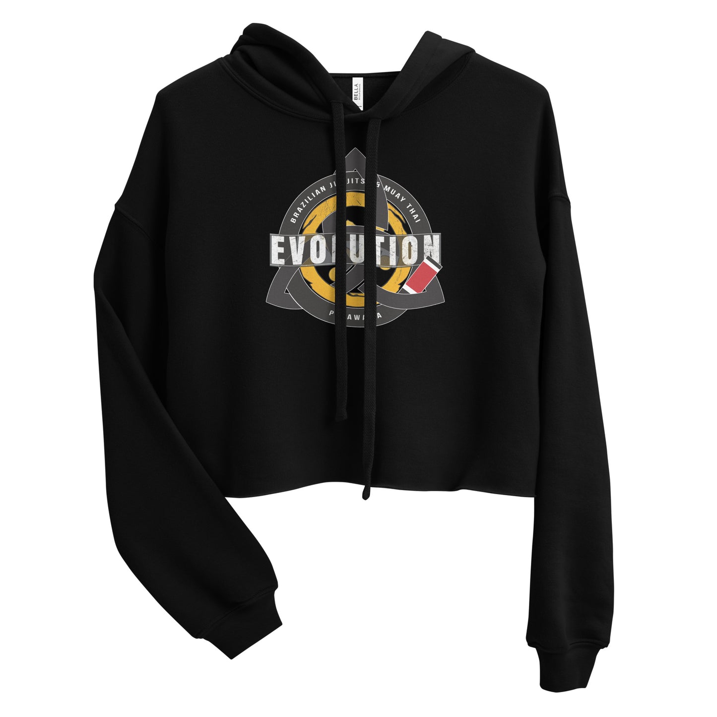 'Evolution' Crop Hoodie