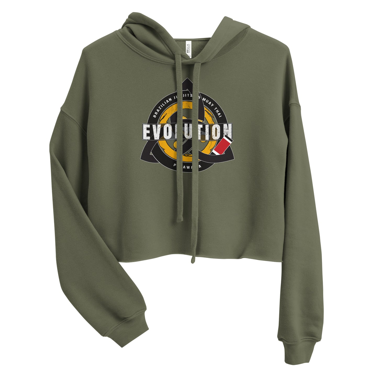 'Evolution' Crop Hoodie